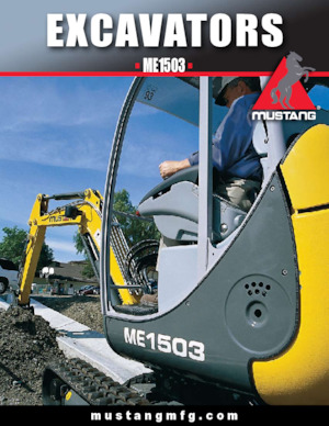 Minibagger Mustang ME1503