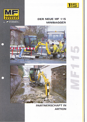 Minibagger MF Industrial MF 115
