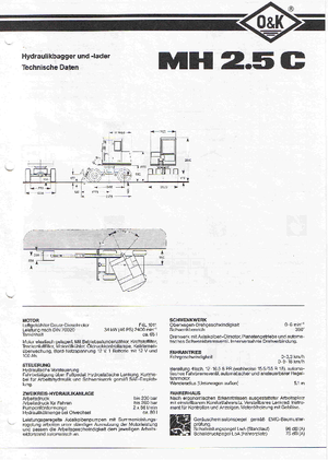 Mobilbagger O&K MH 2.5 C