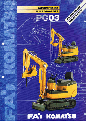 Minibagger Komatsu PC03-2