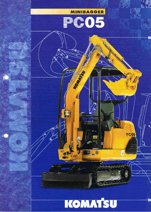 Minibagger Komatsu PC05-7