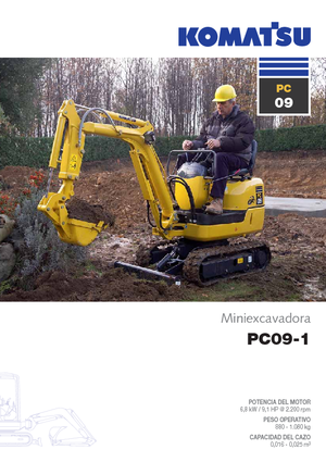 Minibagger Komatsu PC09-1 STD