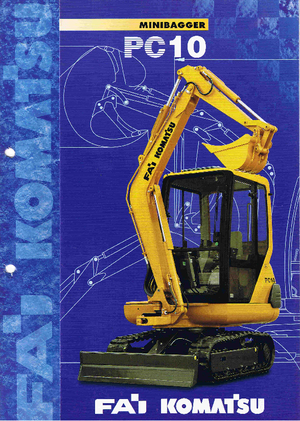 Minibagger Komatsu PC10-7
