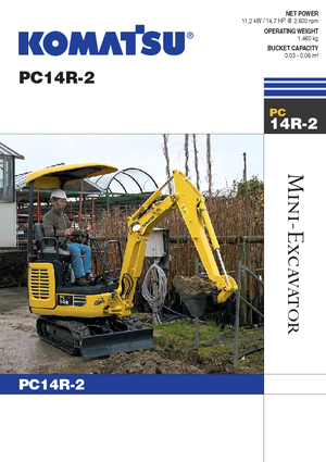 Minibagger Komatsu PC14R-2
