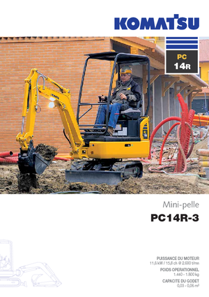 Minibagger Komatsu PC14R-3HS 