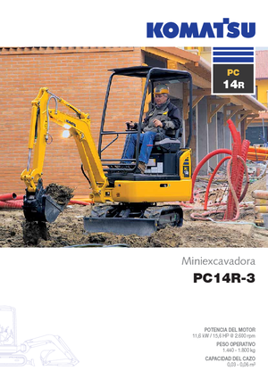 Minibagger Komatsu PC14R-3
