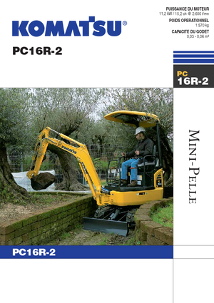 Minibagger Komatsu PC16R-2