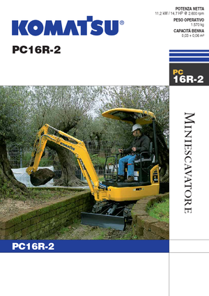 Minibagger Komatsu PC16R-2