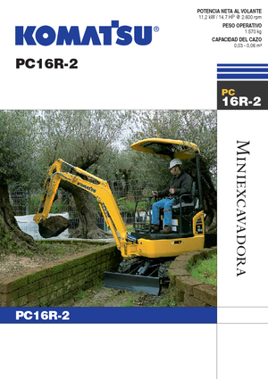 Minibagger Komatsu PC16R-2