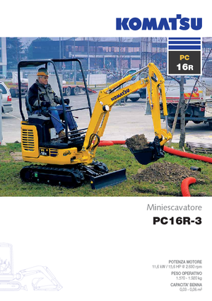 Minibagger Komatsu PC16R-3HS