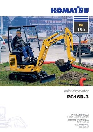 Minibagger Komatsu PC16R-3