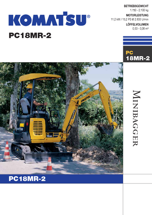 Minibagger Komatsu PC18MR-2
