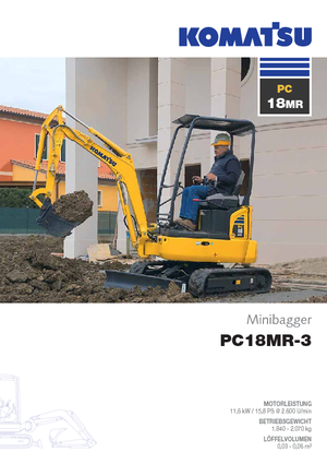 Minibagger Komatsu PC18MR-3