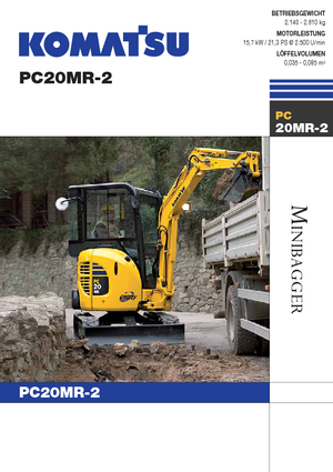 Minibagger Komatsu PC20MR-2
