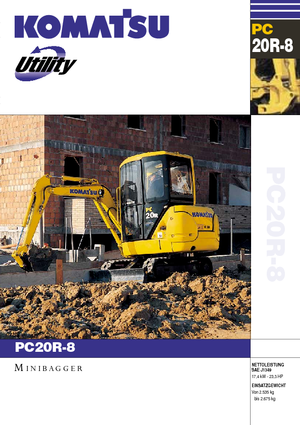Minibagger Komatsu PC20R-8