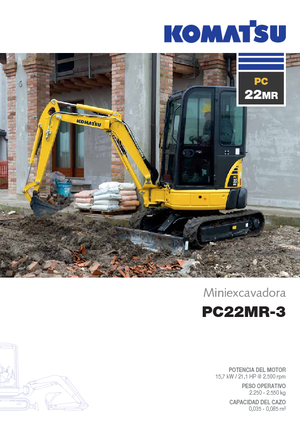 Minibagger Komatsu PC22MR-3