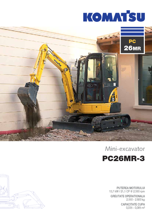 Minibagger Komatsu PC26MR-3