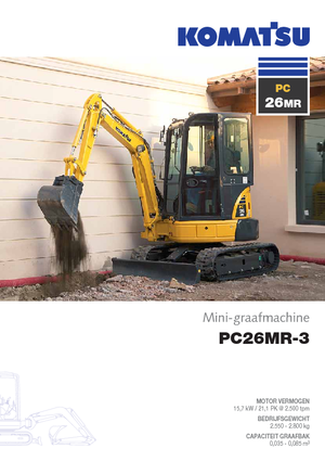 Minibagger Komatsu PC26MR-3