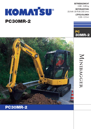 Minibagger Komatsu PC30MR-2