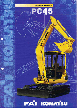 Minibagger Komatsu PC45-1