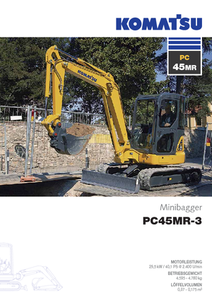 Minibagger Komatsu PC45MR-3