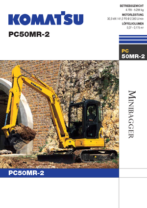 Minibagger Komatsu PC50MR-2