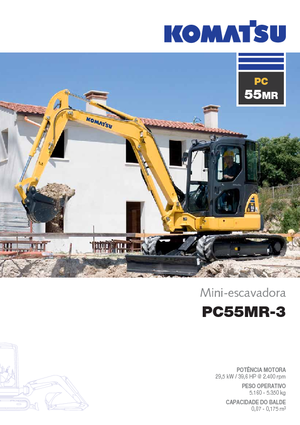 Minibagger Komatsu PC55MR-3
