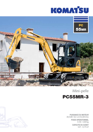 Minibagger Komatsu PC55MR-3