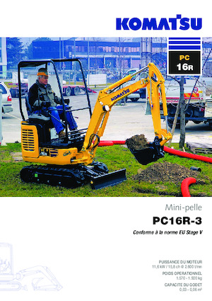 Minibagger Komatsu PC16R-3HS