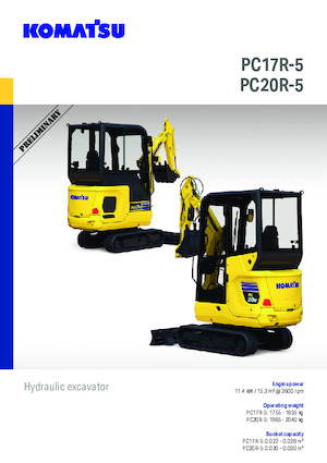 Minibagger Komatsu PC17R-5