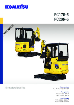 Minibagger Komatsu PC17R-5