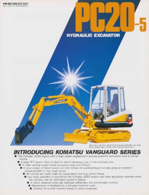 Minibagger Komatsu PC20-5
