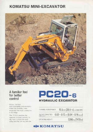 Minibagger Komatsu PC20-6