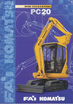 Minibagger Komatsu PC20