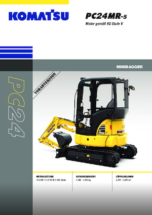 Minibagger Komatsu PC24MR-5