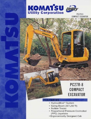 Minibagger Komatsu PC27R-8