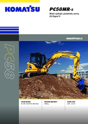 Minibagger Komatsu PC58MR-5E0