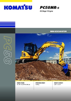 Minibagger Komatsu PC58MR-5E0