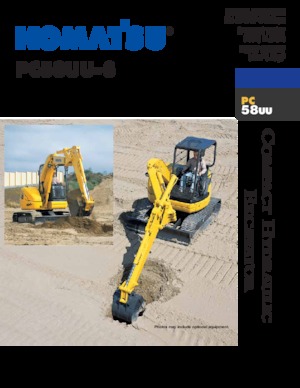 Minibagger Komatsu PC58UU-3