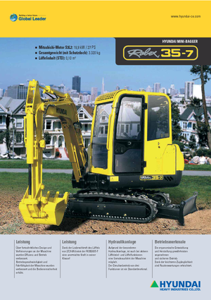 Minibagger Hyundai R 35-7