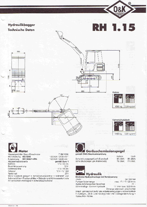 Minibagger O&K RH 1.15