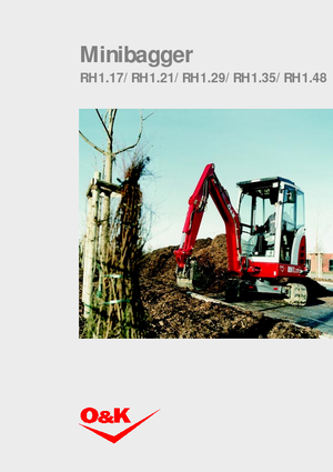 Minibagger O&K RH 1.17