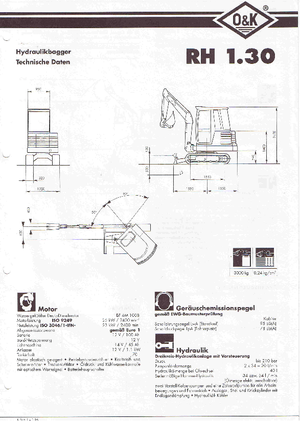 Minibagger O&K RH 1.30