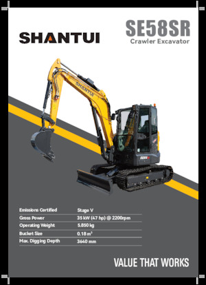 Minibagger Shantui SE58SR