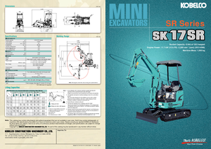 Minibagger Kobelco SK 17 SR 3