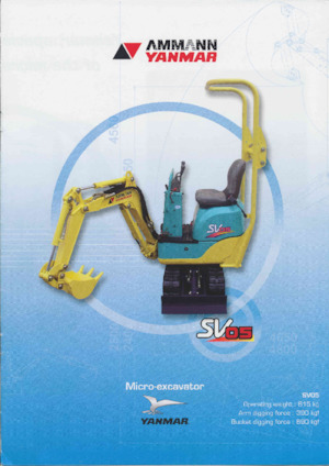 Minibagger Yanmar SV 05