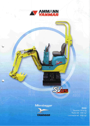 Minibagger Yanmar SV 05