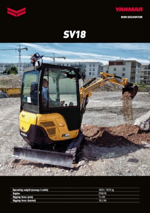 Minibagger Yanmar SV 18 CR