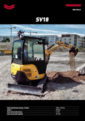Minibagger Yanmar SV 18 CR