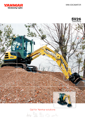 Minibagger Yanmar SV 26 CR